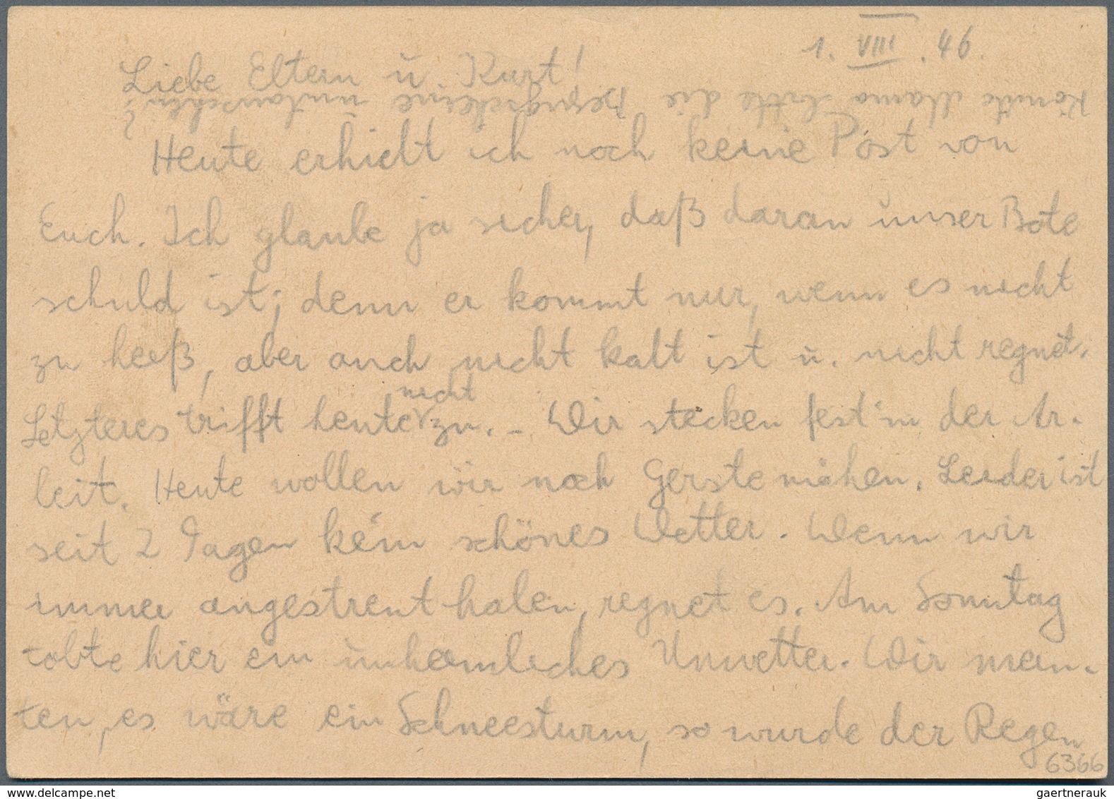 Bizone: 1945, Freimarke AM-Post 8 Pf Und 8 Pf Halbierung (nicht Erlaubt!) AM-Post 4 Pf Mit 4 Pf Halb - Autres & Non Classés