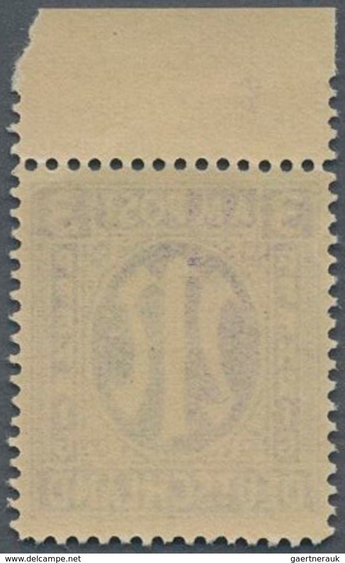 Bizone: 1945/46. 3 Pfg "AM POST, Englischer Druck, FArbe Dunkelbläulichviolett, Gezähnt L 14 1/4 X 1 - Autres & Non Classés