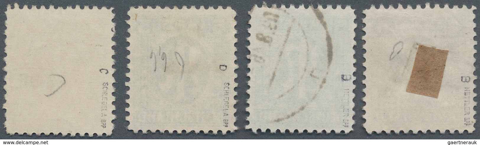 Bizone: 1946, AM-Post 4 Pf, 5 Pf Und 6 Pf Deutscher Druck Zähnung 11:11½ Sowie 5 Pf Zähnung 11½, Je - Autres & Non Classés