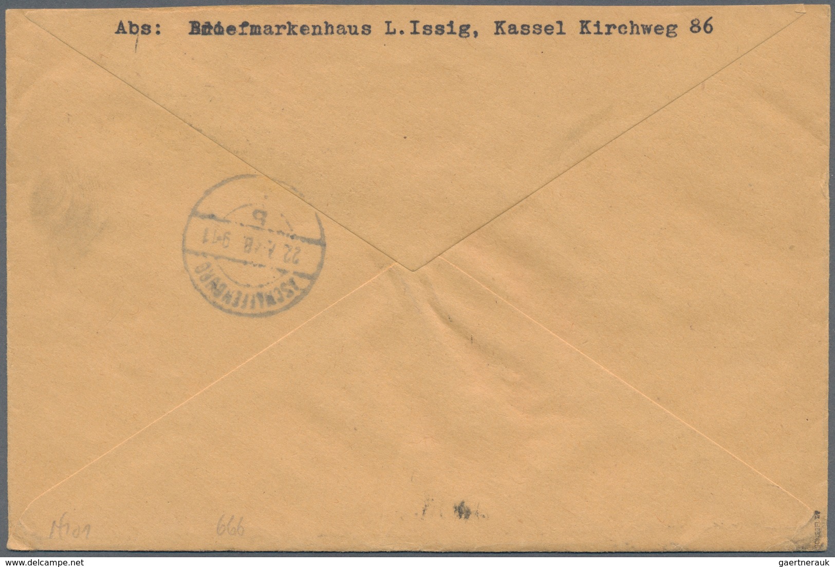 Bizone: 1948, 8 Pf Arbeiter Netzaufdruck Und Waagerechter 6er-Streifen 30 Pf Bräunlicholiv Ziffer Mi - Other & Unclassified