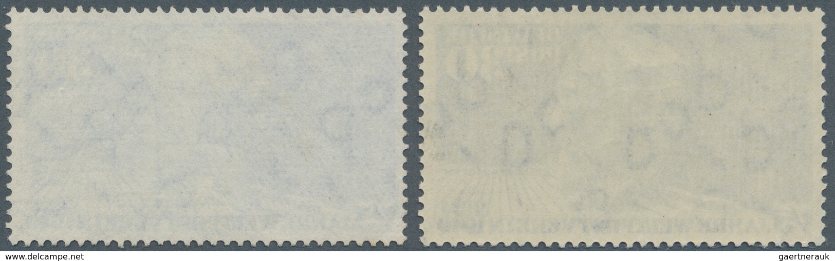 Bundesrepublik Deutschland: 1949, Weltpostverein 30 Pf Mit PLATTENFEHLER III "zweite Figur Von Recht - Lettres & Documents