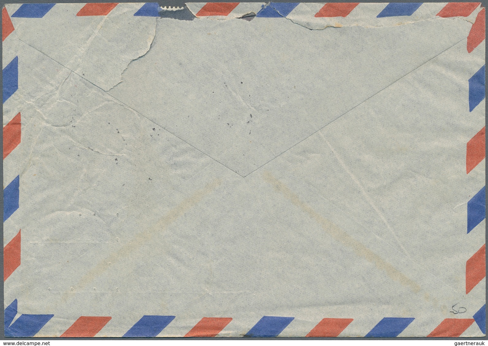 Bundesrepublik Deutschland: 1953, Luftpostbrief Ab HEIDELBERG Frankiert Mit 10+5 Pfg. Deutsches Muse - Briefe U. Dokumente