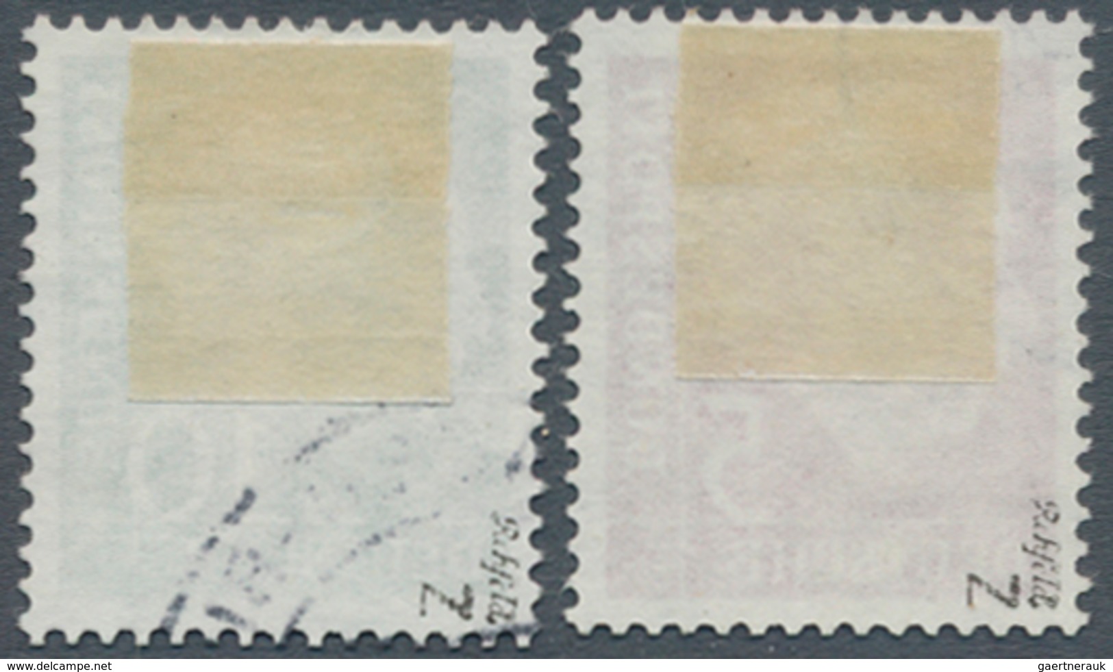 Bundesrepublik Deutschland: 1954, Heuss I, 5 Pfg. Und 10 Pfg. Je Mit Wasserzeichen 4Z, Zwei Sauber G - Covers & Documents