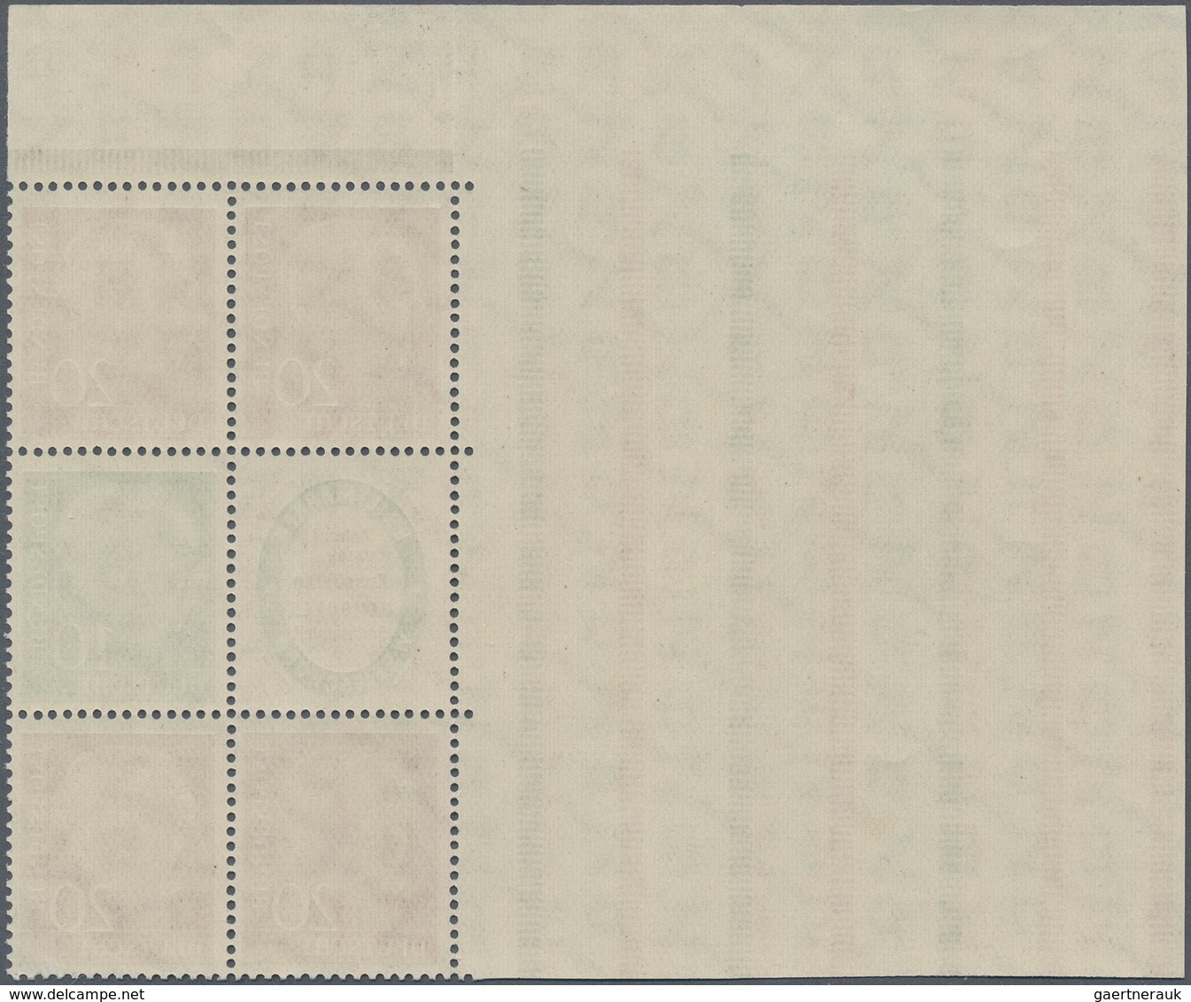 Bundesrepublik - Zusammendrucke: 1955, Heuss-Zusammendrucke RL 1 Und 2 Postfrisch In Zwei Unterschie - Zusammendrucke