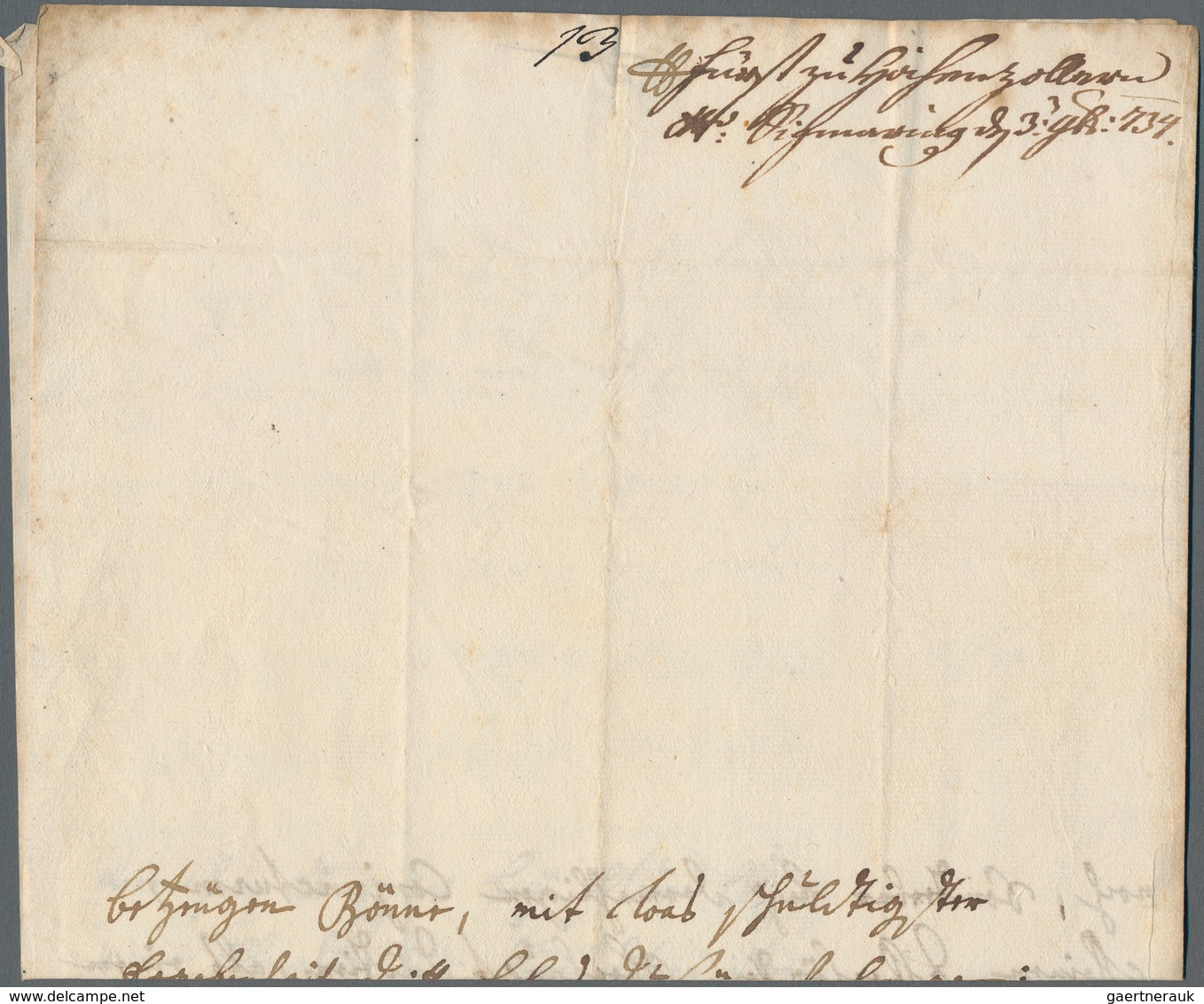 Autographen: Hohenzollern-Sigmaringen, Joseph Franz Ernst 1715-1769: Eigenhändig Geschriebener Brief - Sonstige & Ohne Zuordnung