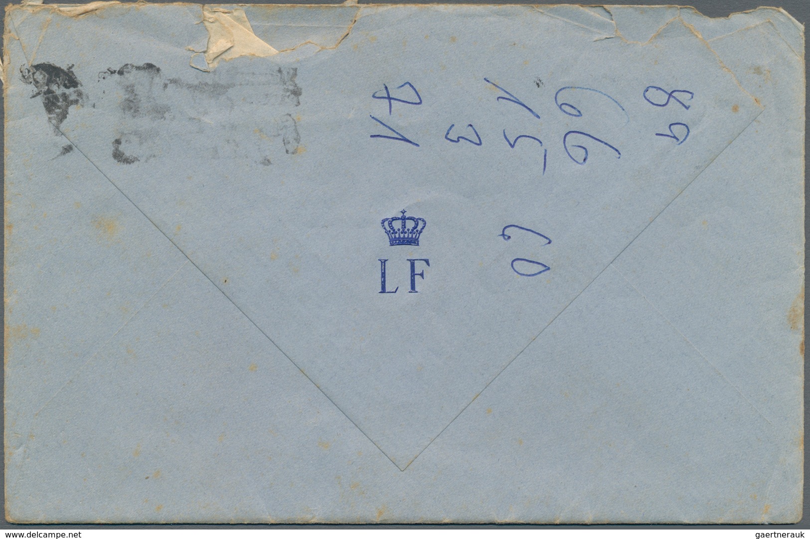 Autographen: PRINZ LOUIS FERDINAND V. PREUSSEN (1907-1994) , 1935 Brief Mit Rückseits Geprägtem Abse - Autres & Non Classés