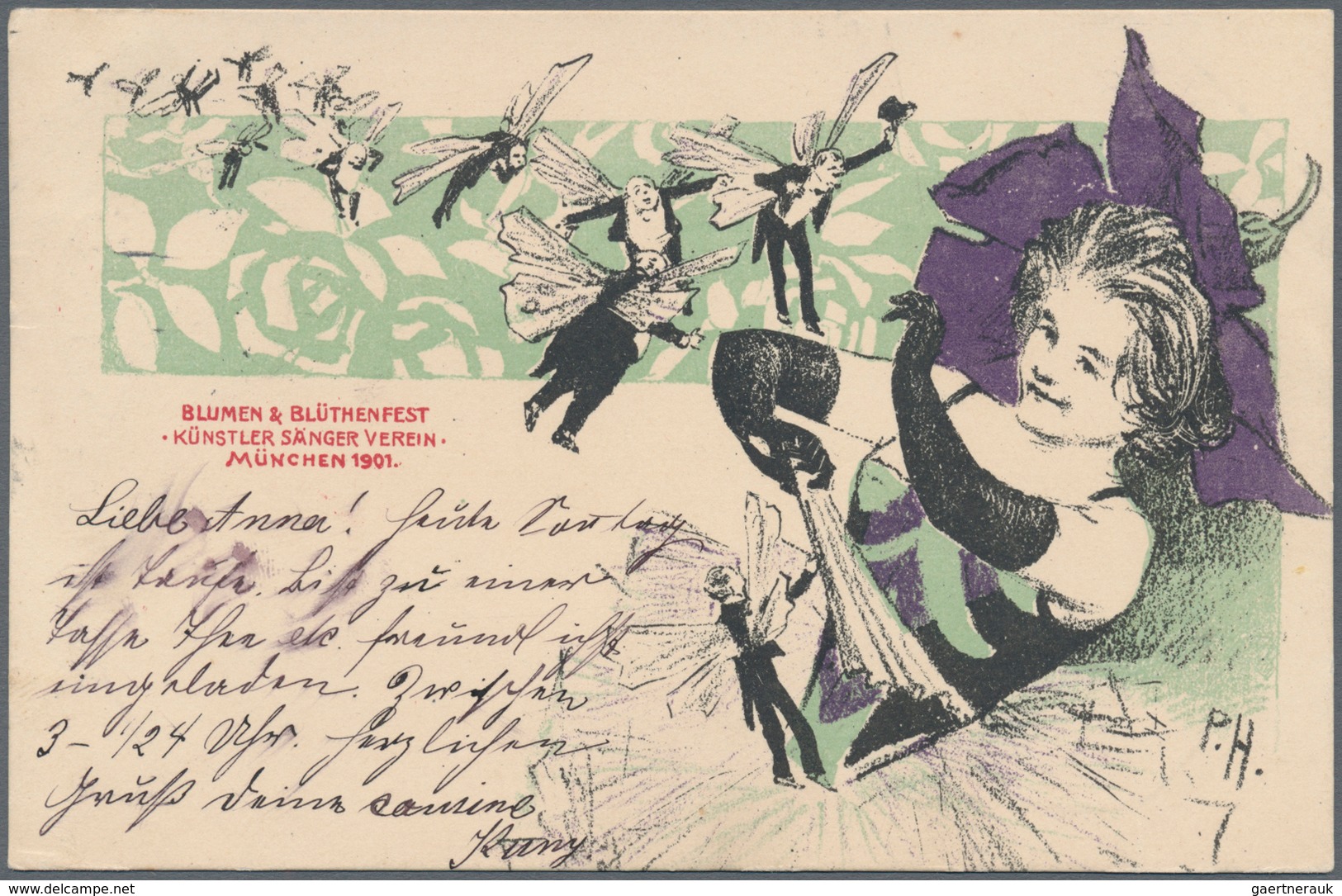 Ansichtskarten: Künstler / Artists: HEY, Paul (1867-1952), Münchner Maler, Grafiker, Zeichner Und Il - Unclassified