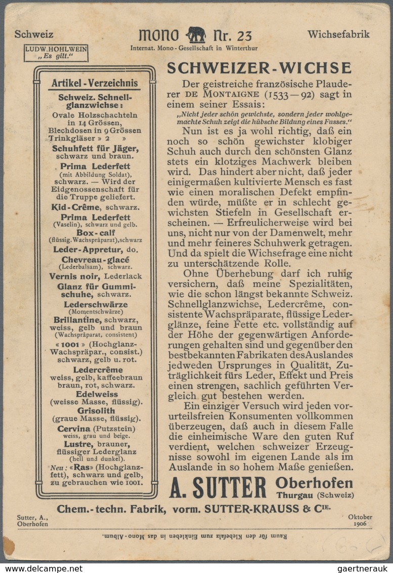 Ansichtskarten: Künstler / Artists: HOHLWEIN, Ludwig (1874-1949), Deutscher Grafiker. Zwei Dekorativ - Ohne Zuordnung