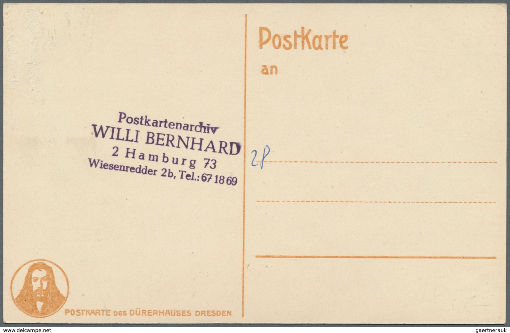 Ansichtskarten: Künstler / Artists: JUGENDSTIL, 4 Künstlerkarten Des Dürerhauses Dresden, Dabei Eine - Ohne Zuordnung