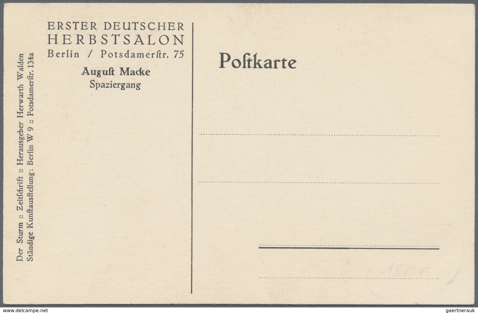 Ansichtskarten: Künstler / Artists: MACKE, August (1887-1914), Einer Der Bekanntesten Deutschen Male - Ohne Zuordnung