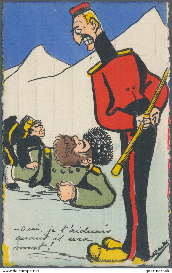 Ansichtskarten: Politik / Politics: RUSSLAND, Ca. 1904 Französische Karikatur Aus Der Serie "Le Cari - People