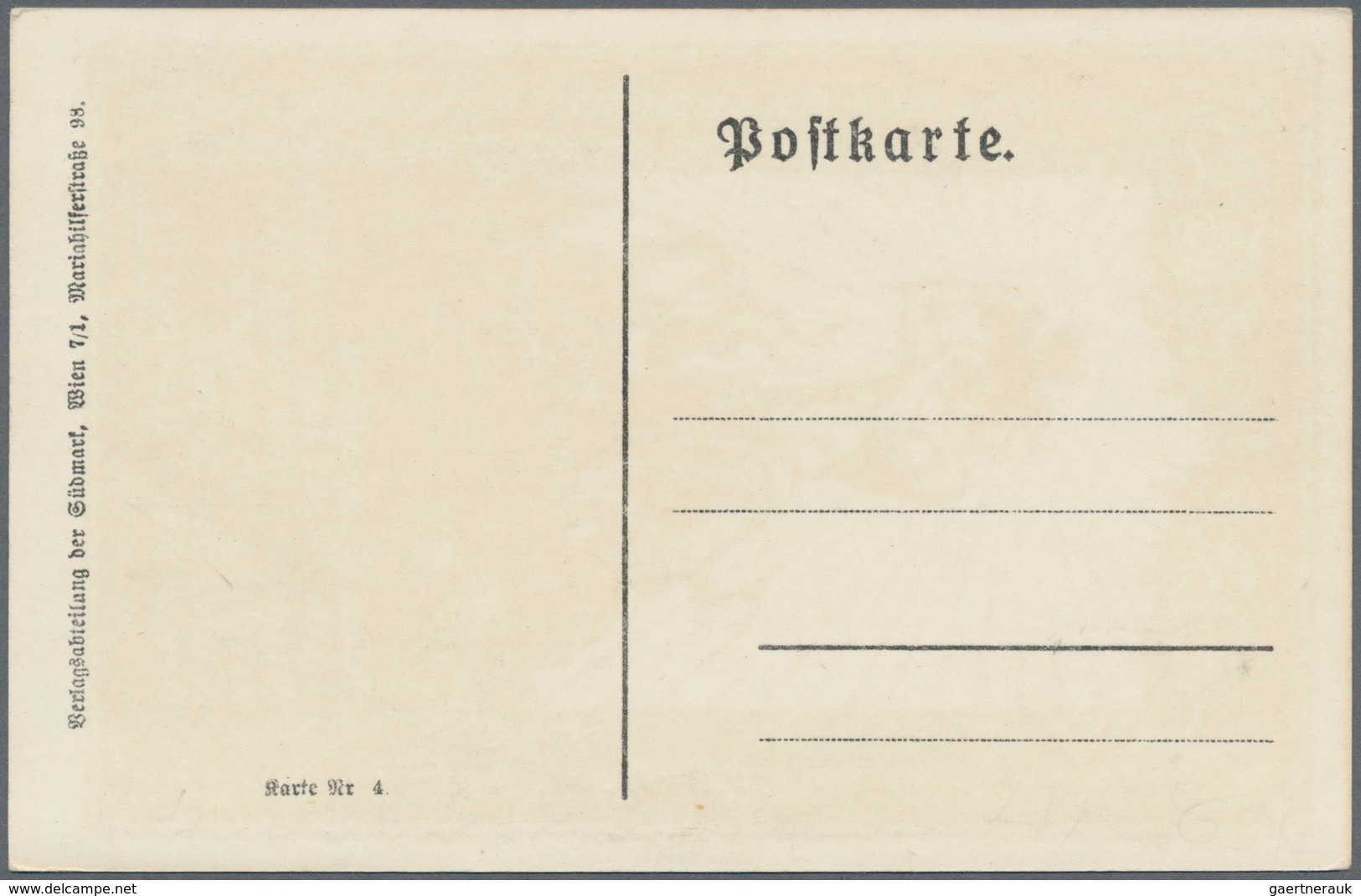 Ansichtskarten: Propaganda: 1921 Austria Nazi Party Card Circa 1921! From The Verlagsabteilung Der S - Partis Politiques & élections