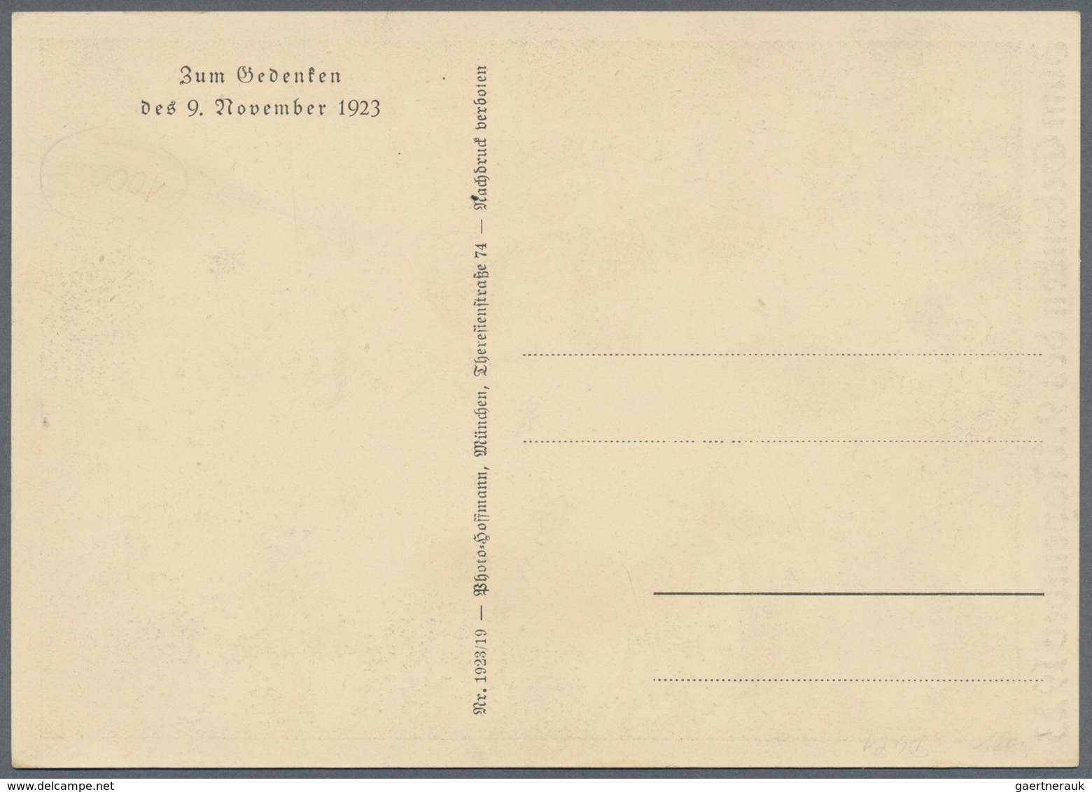 Ansichtskarten: Propaganda: Scarce Propaganda Card Produced As A Part Of The Heinrich Hoffmann Serie - Partis Politiques & élections