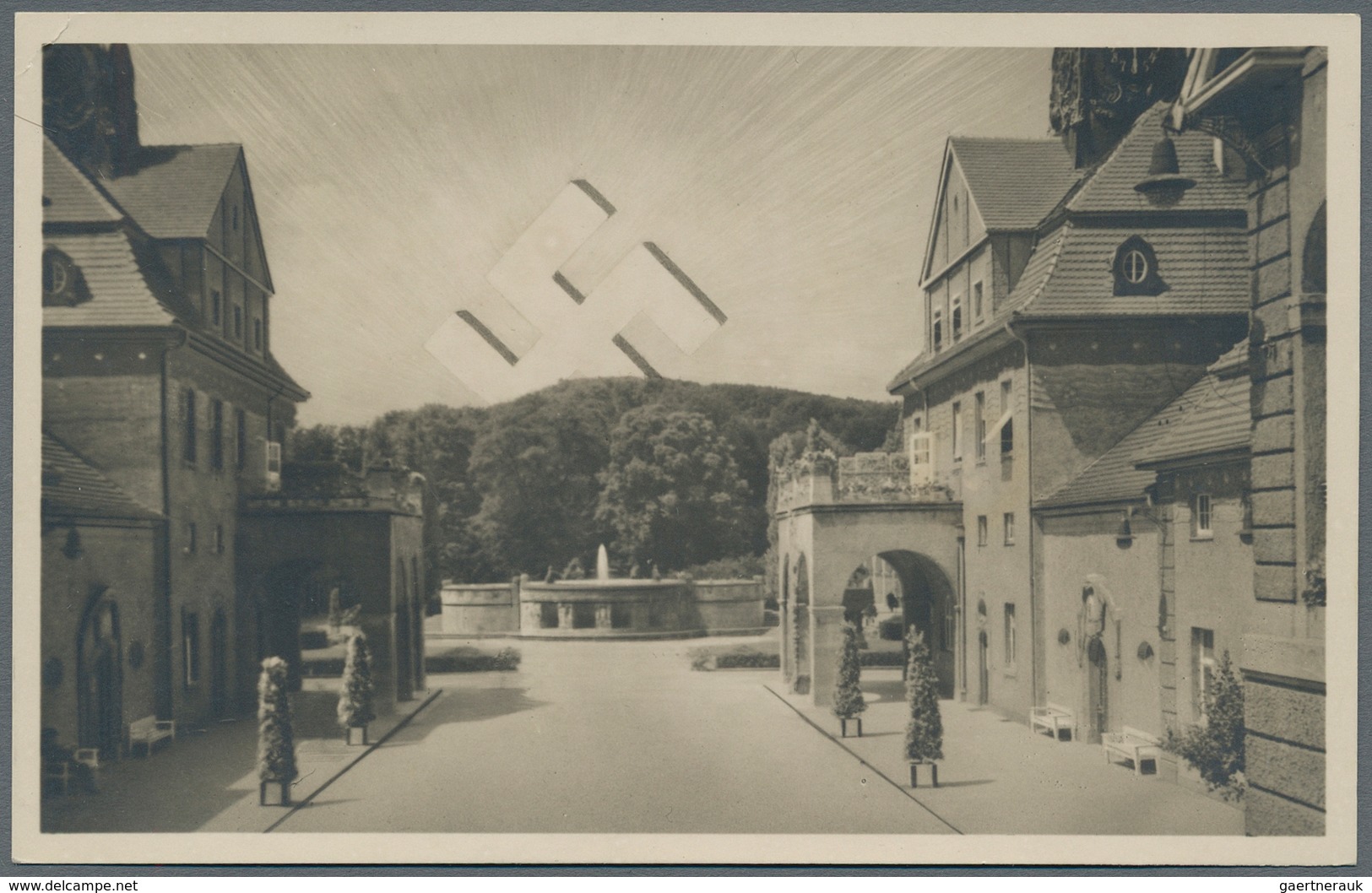 Ansichtskarten: Propaganda: 1930/1934, 3 Fotokarten Mit Aufgehender Hakenkreuz-Sonne Aus Berchtesgad - Parteien & Wahlen