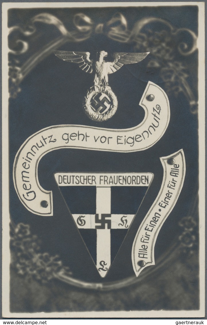 Ansichtskarten: Propaganda: 1931. Very Scarce Real Photo Card From The Deutscher Frauenorden / Order - Political Parties & Elections