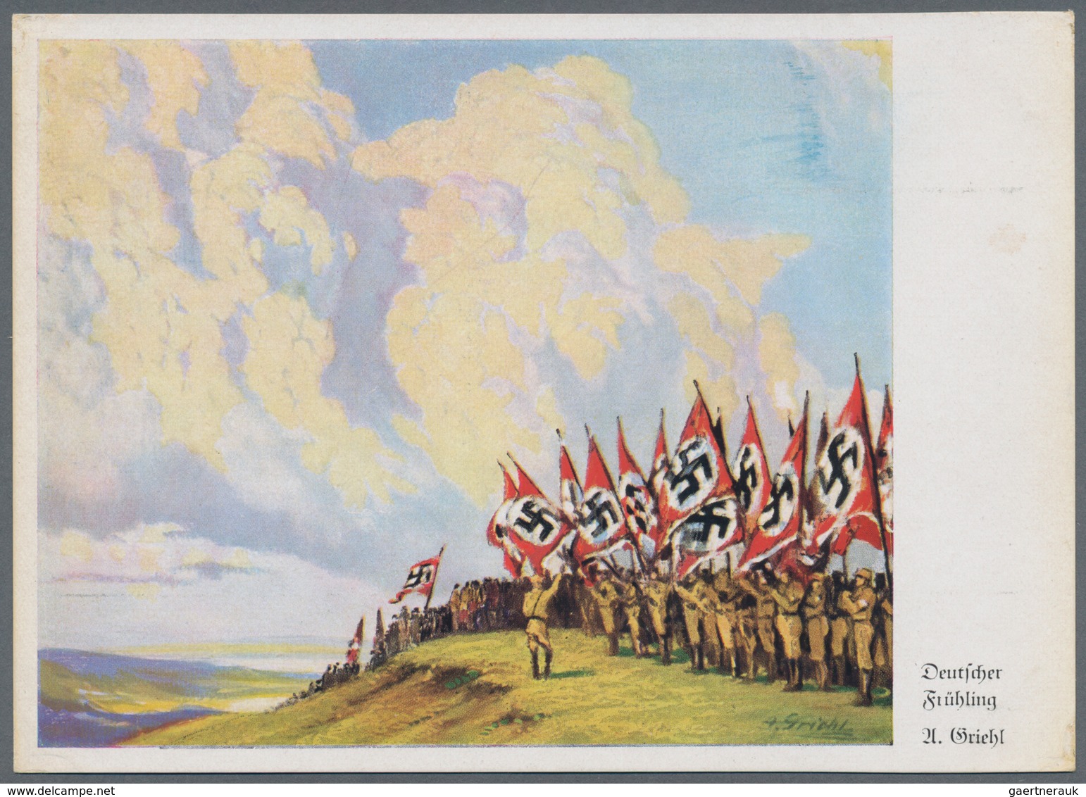 Ansichtskarten: Propaganda: Deutscher Frühling / The German Spring: Early Propaganda Artist Card Fro - Political Parties & Elections