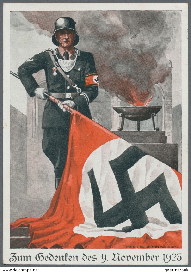 Ansichtskarten: Propaganda: 1935. Scarce Propaganda Card Produced As A Part Of The Heinrich Hoffmann - Partis Politiques & élections