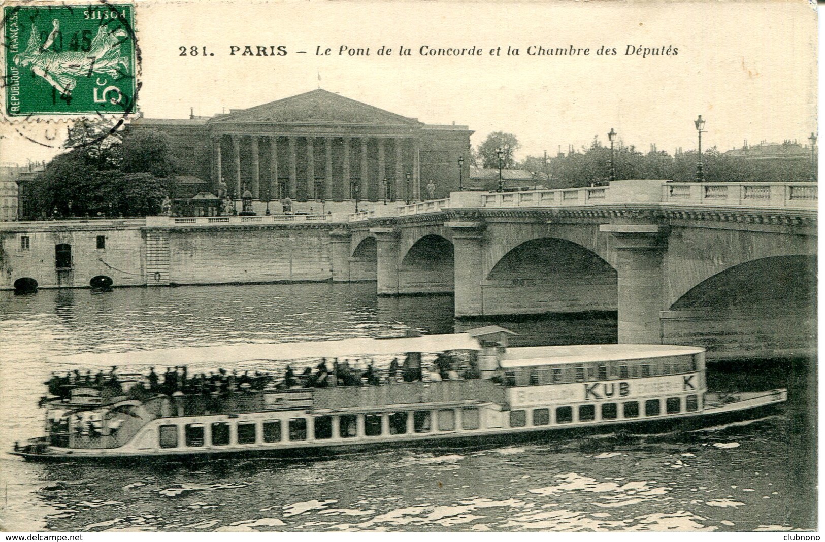 CPA - PARIS - PONT DE LA CONCORDE ET CHAMBRE DES DEPUTES - Ponti