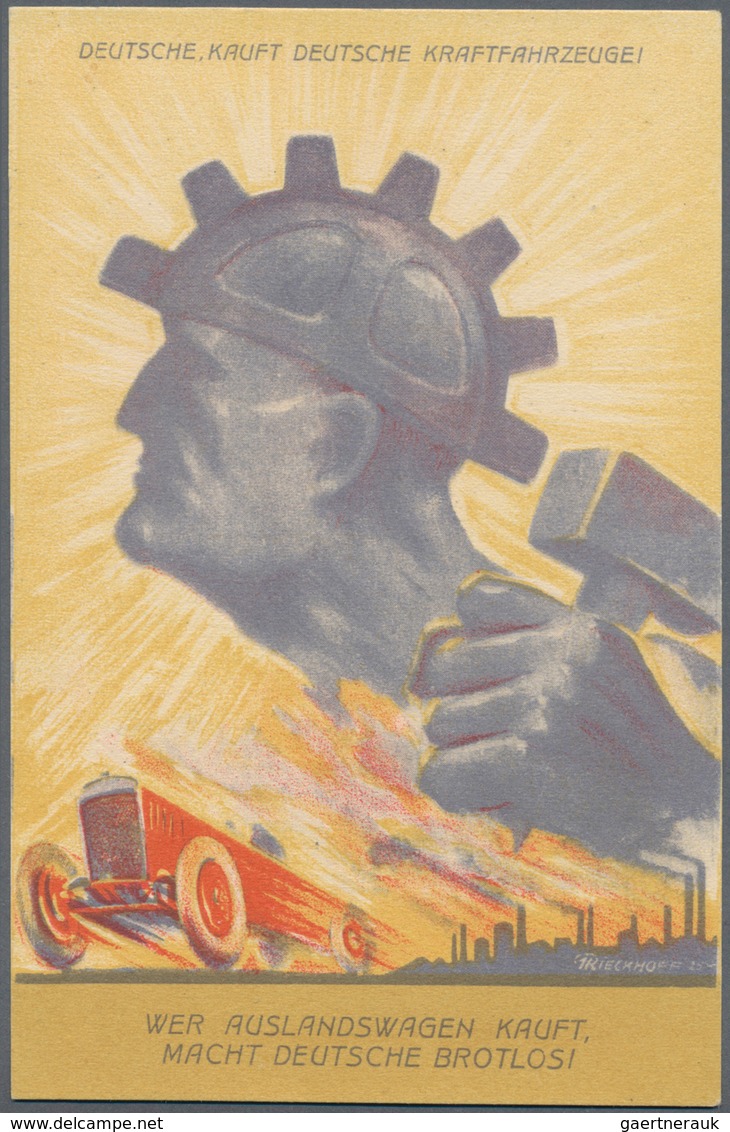 Ansichtskarten: Motive / Thematics: AUTOMOBILE, Deutsche Automobil-Ausstellung 1925 "Deutsche, Kauft - Autres & Non Classés