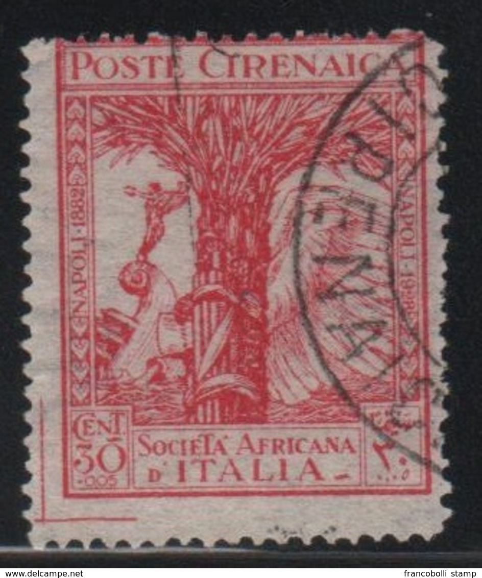 1928 Cirenaica Pro Società Africana - Cirenaica