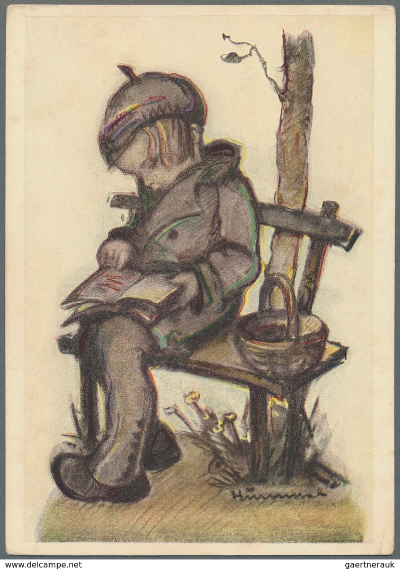 Ansichtskarten: Künstler / Artists: HUMMEL, Berta (1909 - 1946), Deutsche Zeichnerin Und Malerin. Ei - Ohne Zuordnung