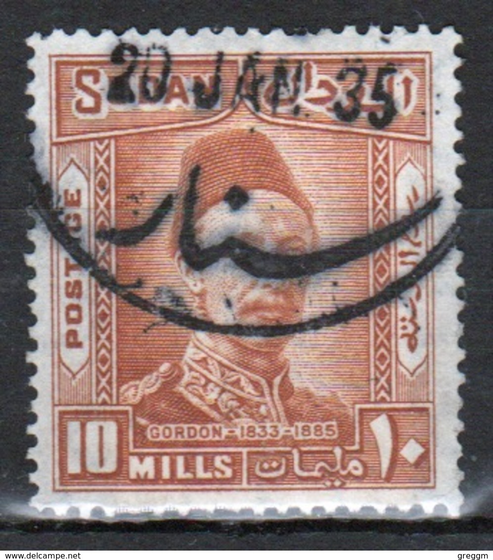 Sudan 1935 Single 10 Mills Stamp Commemorating The 50th Anniversary Of The Death Of General Gordon. - Sudan (...-1951)