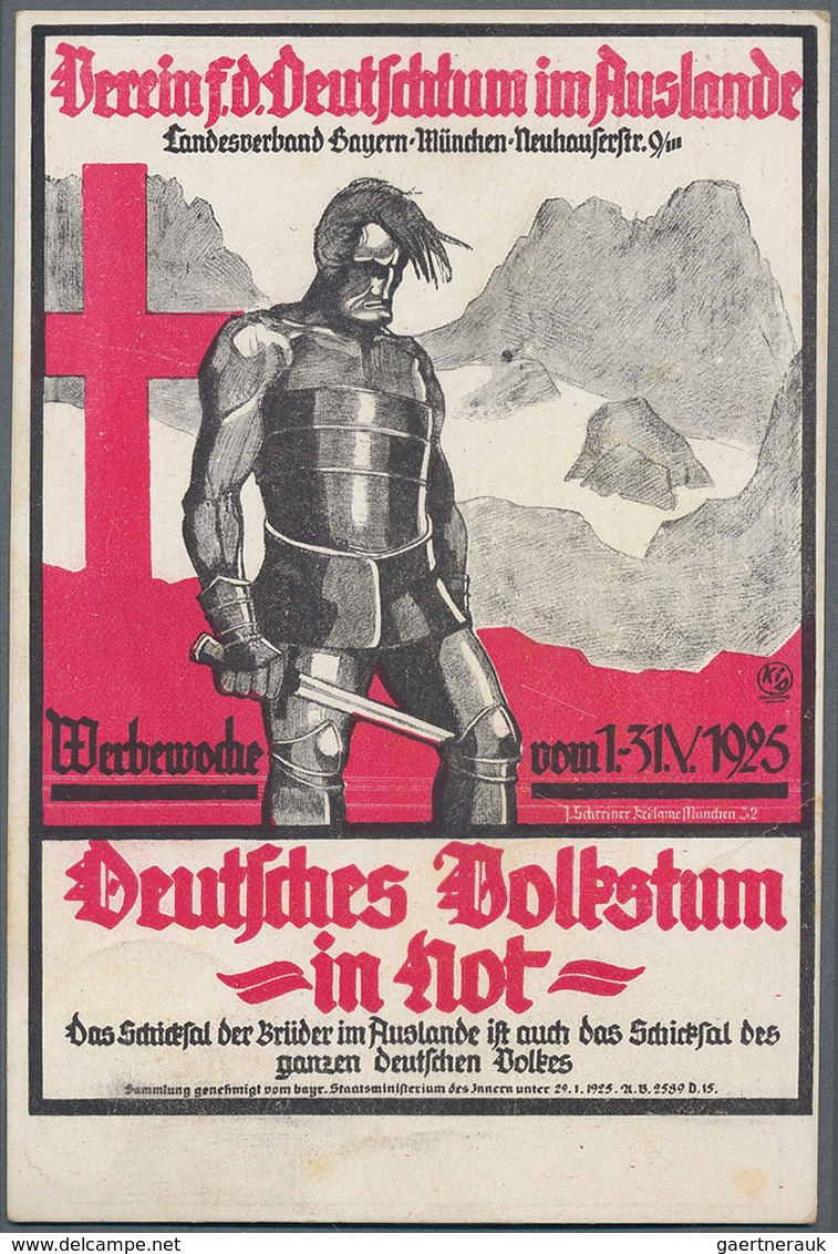 Ansichtskarten: Politik / Politics: VDA, Volksbund Für Das Deutschtum Im Ausland, über 90 Verschiede - Personnages