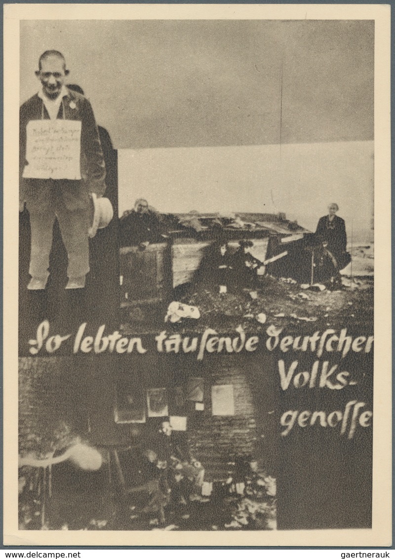 Ansichtskarten: Propaganda: 1944, Wien Messepalast "Großausstellung 1918" 9 Verschieden Ausstellungs - Partis Politiques & élections