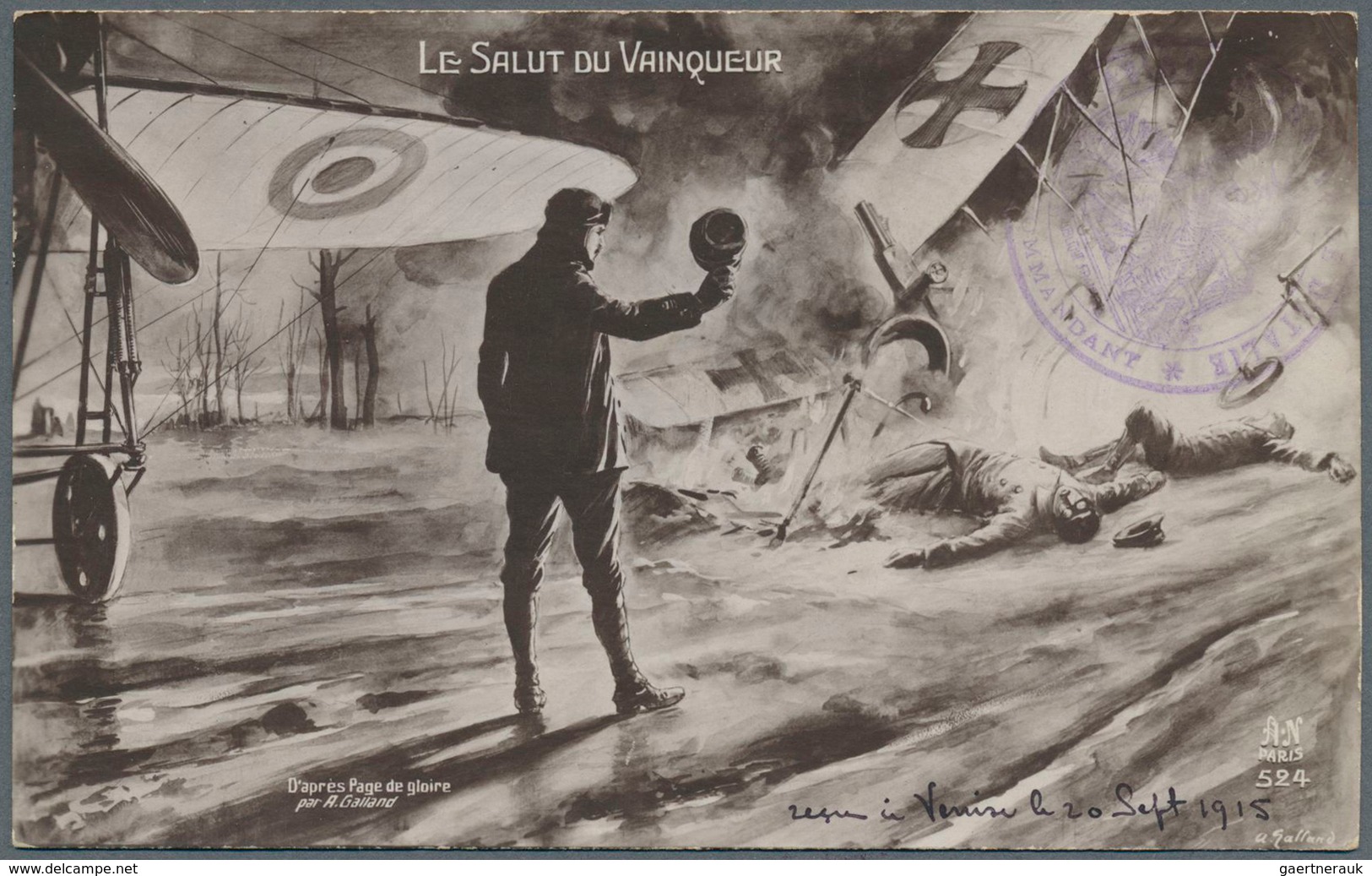 Ansichtskarten: Motive / Thematics: 1. WELTKRIEG, Sammlung Von Französischen Glückwunschkarten Mit M - Autres & Non Classés