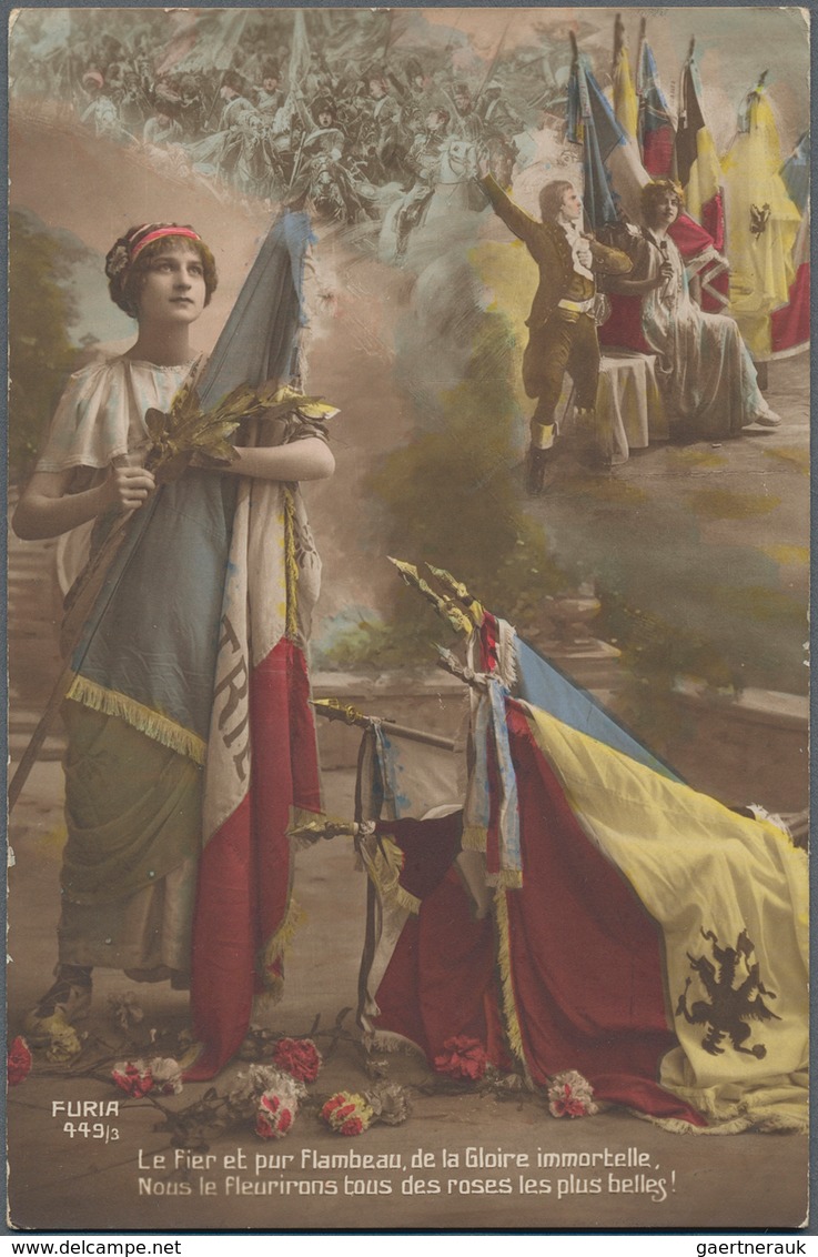 Ansichtskarten: Motive / Thematics: 1.WELTKRIEG FRANKREICH, 1914/1918, "Wann Werden Wir Uns Wiederse - Autres & Non Classés