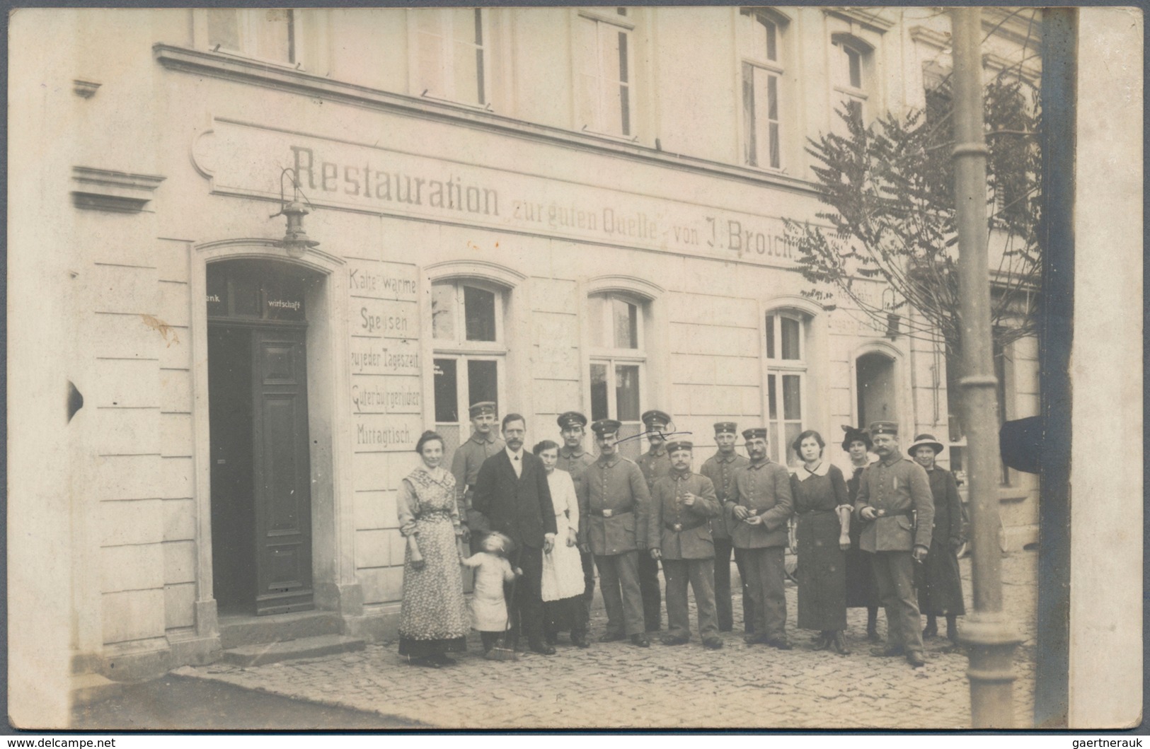 Ansichtskarten: Motive / Thematics: GASTRONOMIE, Kleine Partie Mit 49 Echtfotokarten Gasthäuser, Caf - Other & Unclassified