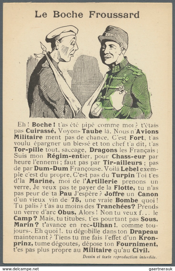 Ansichtskarten: Motive / Thematics: MILITÄR / 1. WELTKRIEG, Schachtel mit ungefähr 320 historischen