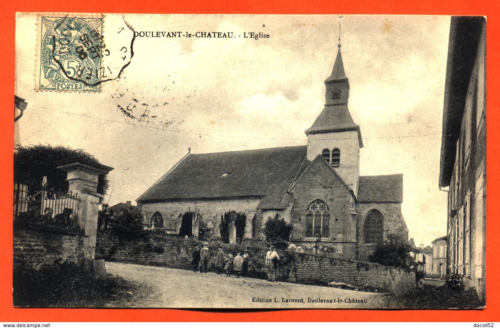 CPA 52 Doulevant Le Chateau " L'église " - Doulevant-le-Château