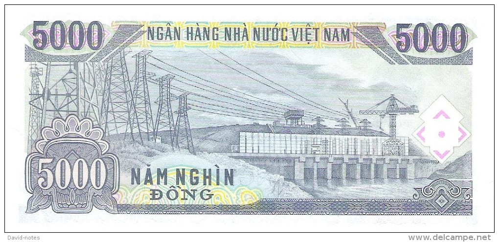 Vietnam - Pick 108 - 5000 Dong 1991 - Unc - Viêt-Nam