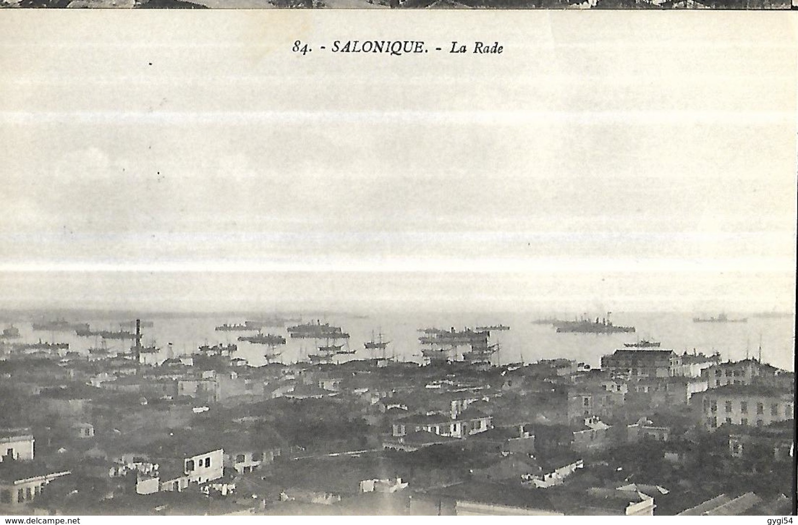 Salonique La Rade     CPA 1918 - Grèce