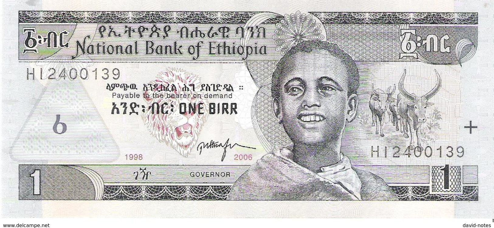 Ethiopia - Pick 46d - 1 Birr 2006 - Unc - Ethiopie