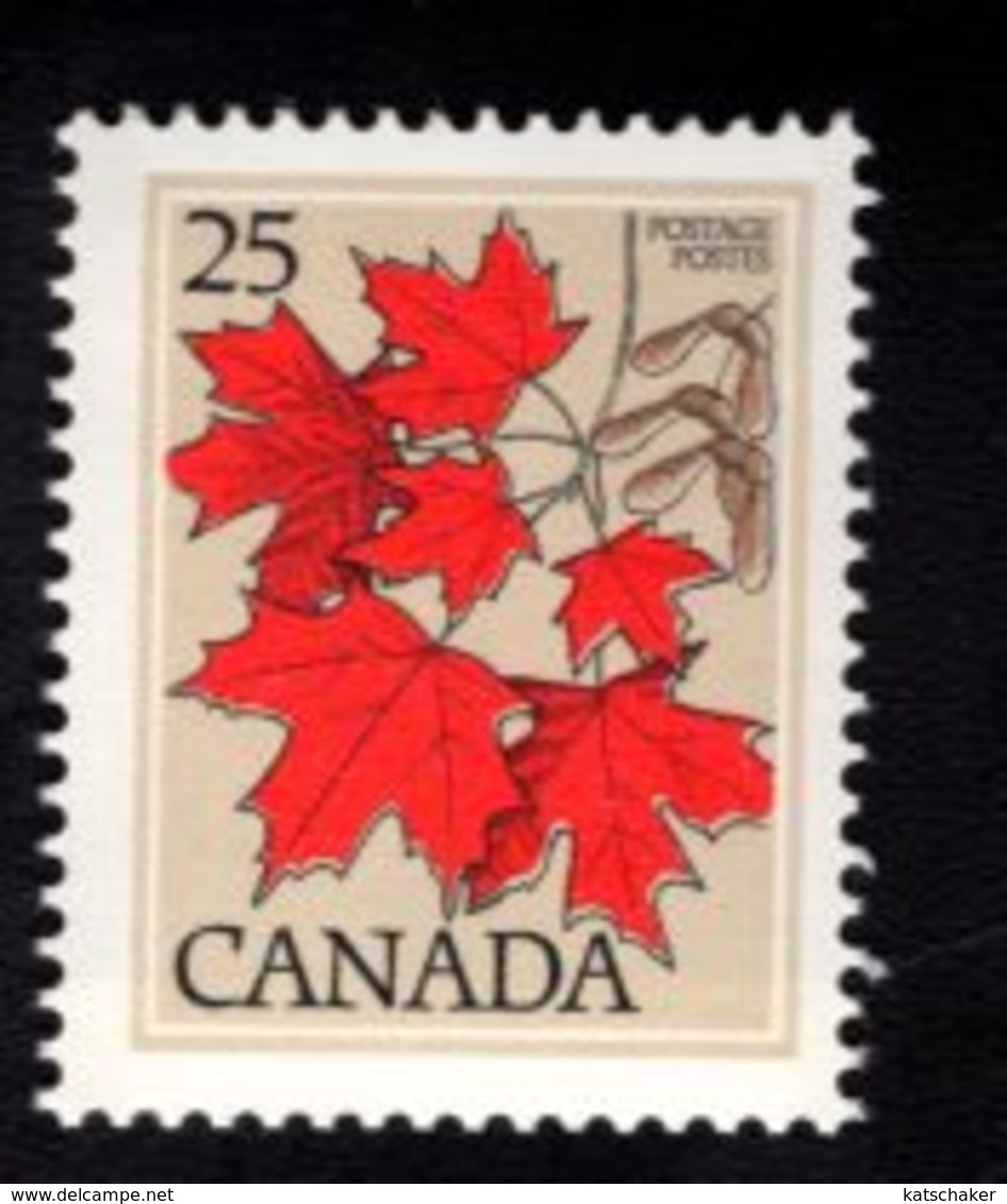 710933864 CANADAPOSTFRIS MINT NEVER HINGED POSTFRISCH EINWANDFREI  SCOTT 719 MAPLE FLORA - Unused Stamps