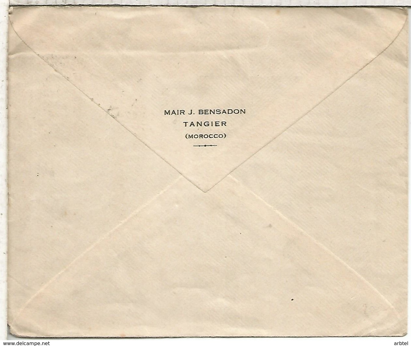 SPAIN TANGER MARRUECOS MOROCCO OVERPRINT ALFONSO XIII MEDALLON MAILED COVER TO GERMANY 1920 - Cartas & Documentos