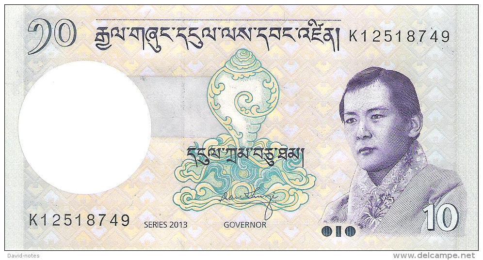 Bhutan - Pick 29b - 10 Ngultrum 2013 - Unc - Bhoutan