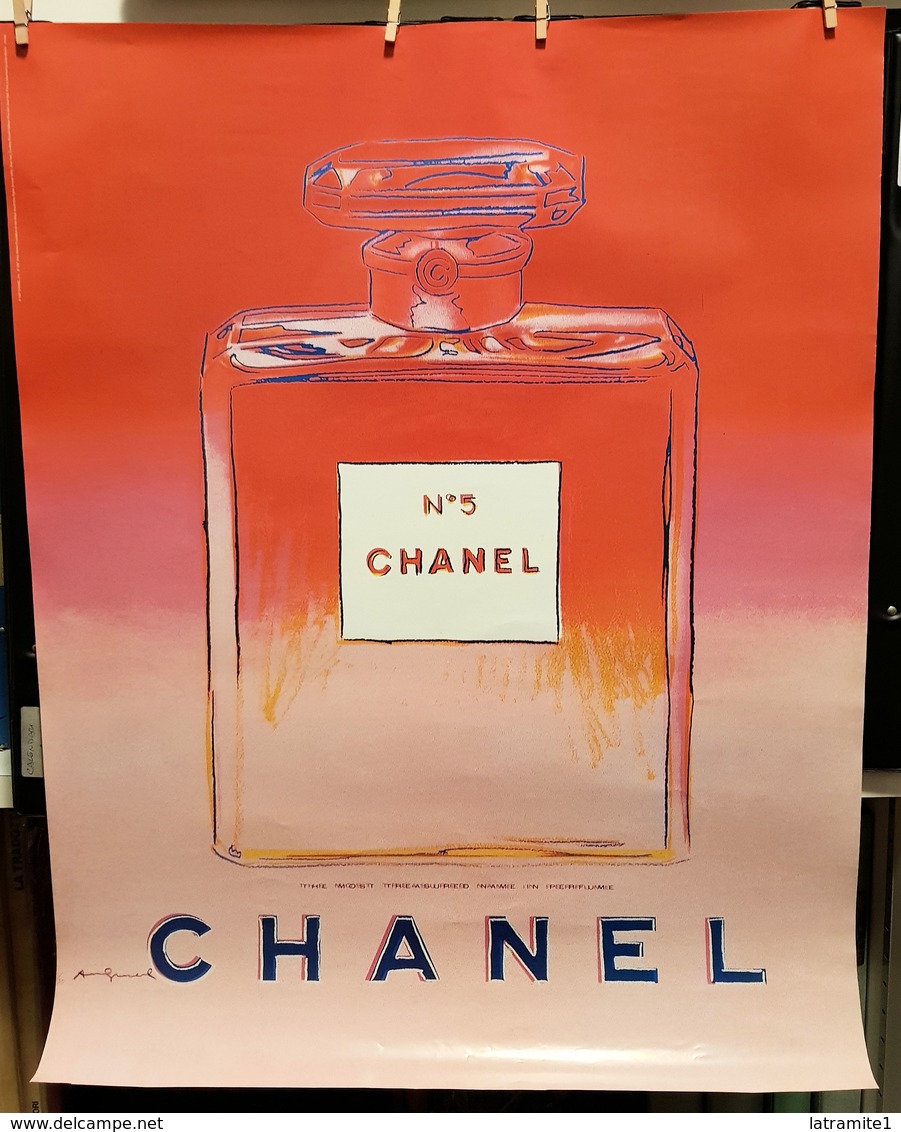 MANIFESTO PUBBLICITARIO  CHANEL N.5  ANDY WARHOL - Affiches