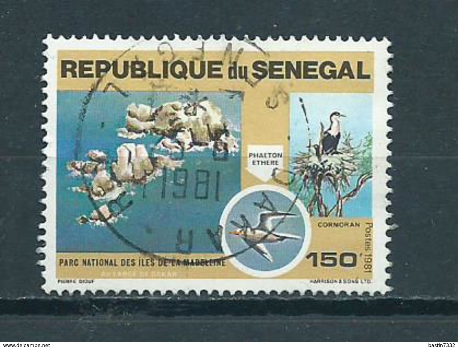 1981 Senegal National Park Used/gebruikt/oblitere - Senegal (1960-...)