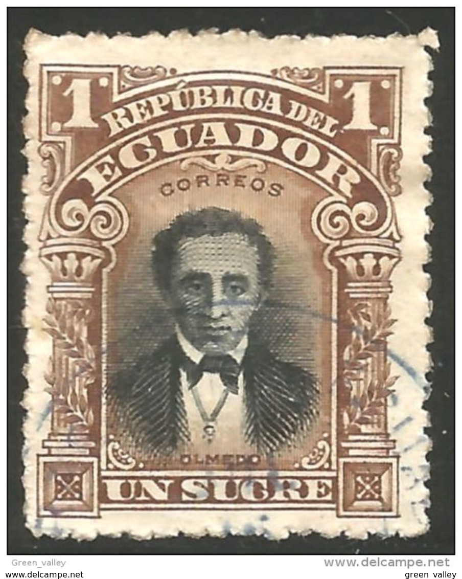 314 Equateur 1901 José Olmedo Brown And Black (ECU-79) - Equateur