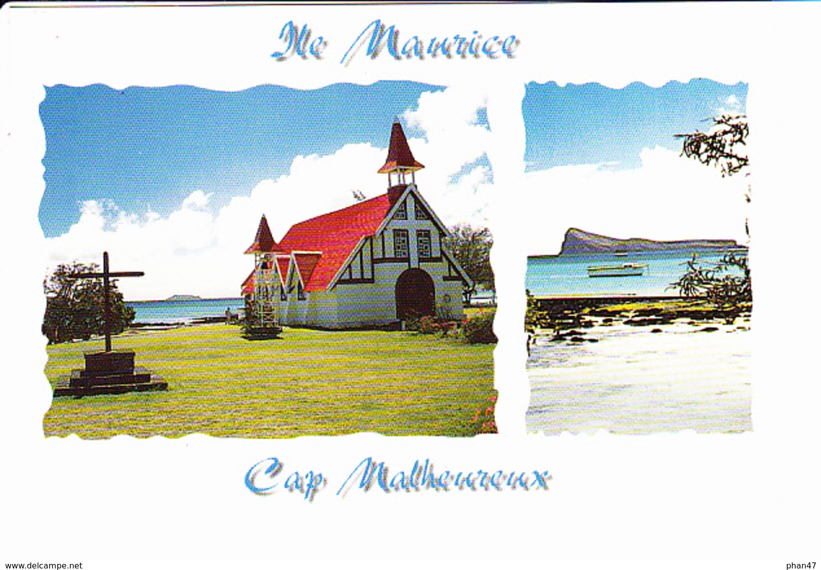 MAURICE, ÎLE MAURICE, MAURITUS, Eglise De Cap Malheureux, Coin De Mire, Ed. C.I.E.E.M. 1995 Environ - Maurice