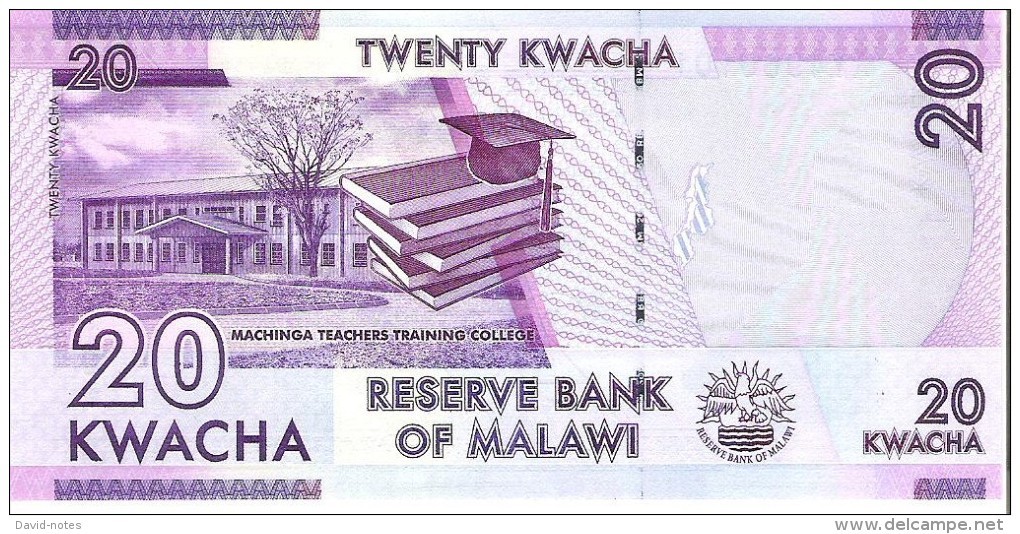 Malawi - Pick 57 - 20 Kwacha 2015 - Unc - Malawi