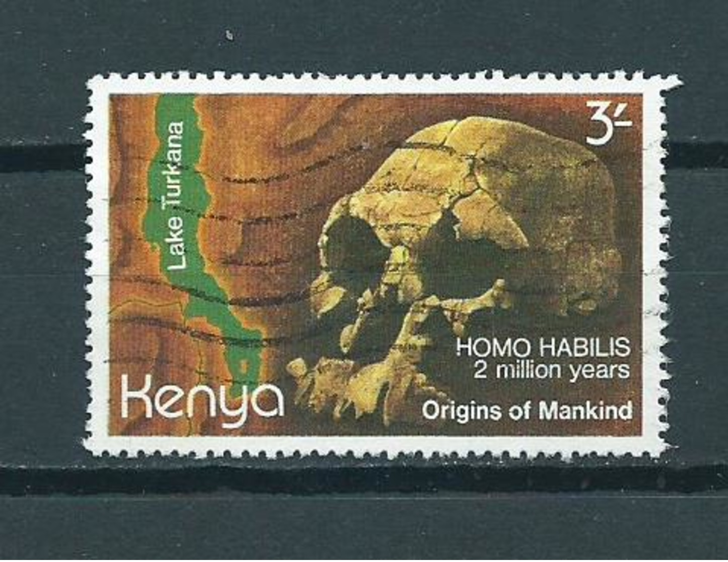 1982 Kenia Origins Of Mankind Used/gebruikt/oblitere - Kenya (1963-...)