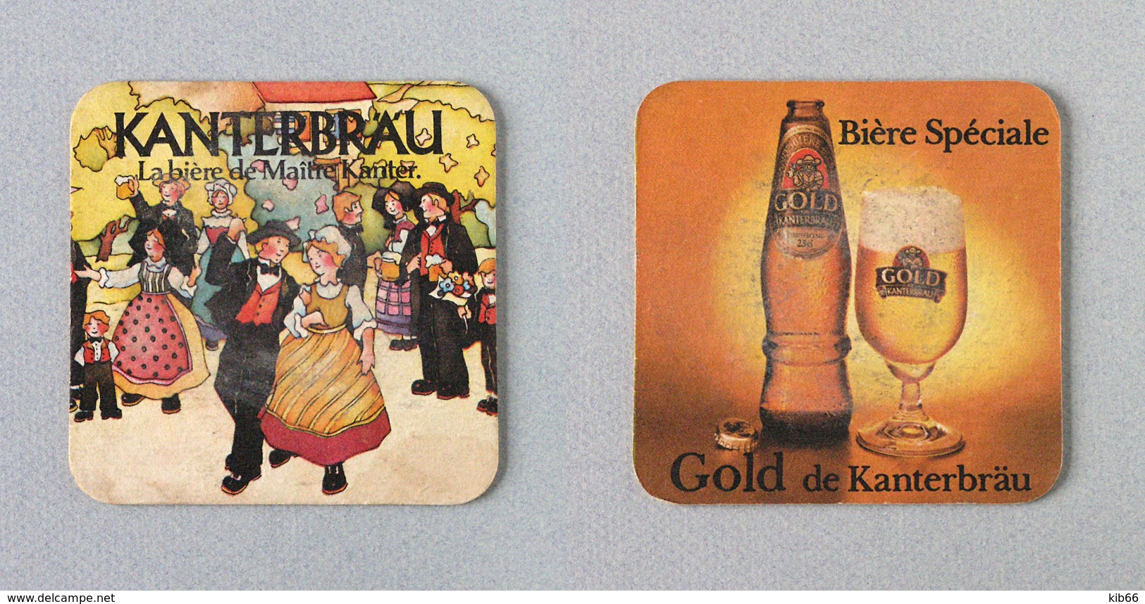 Brasserie KB Bière KANTERBRAU (Sous-bock Beer Mat Coaster Bierdeckel Bierviltje) - Bierviltjes