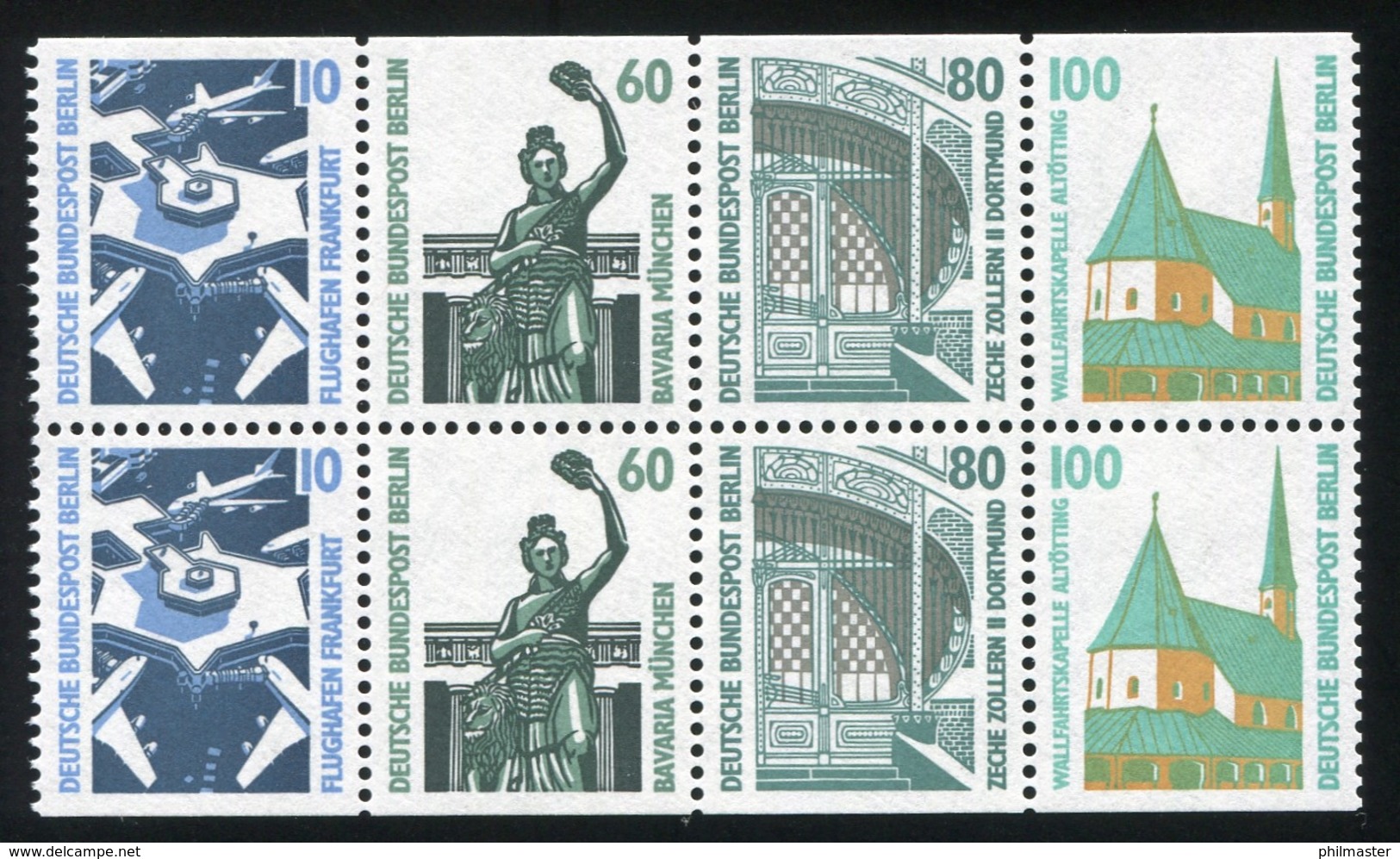 HBl. 23 Aus MH 15 SWK 1989, ** Postfrisch / MNH - Zusammendrucke