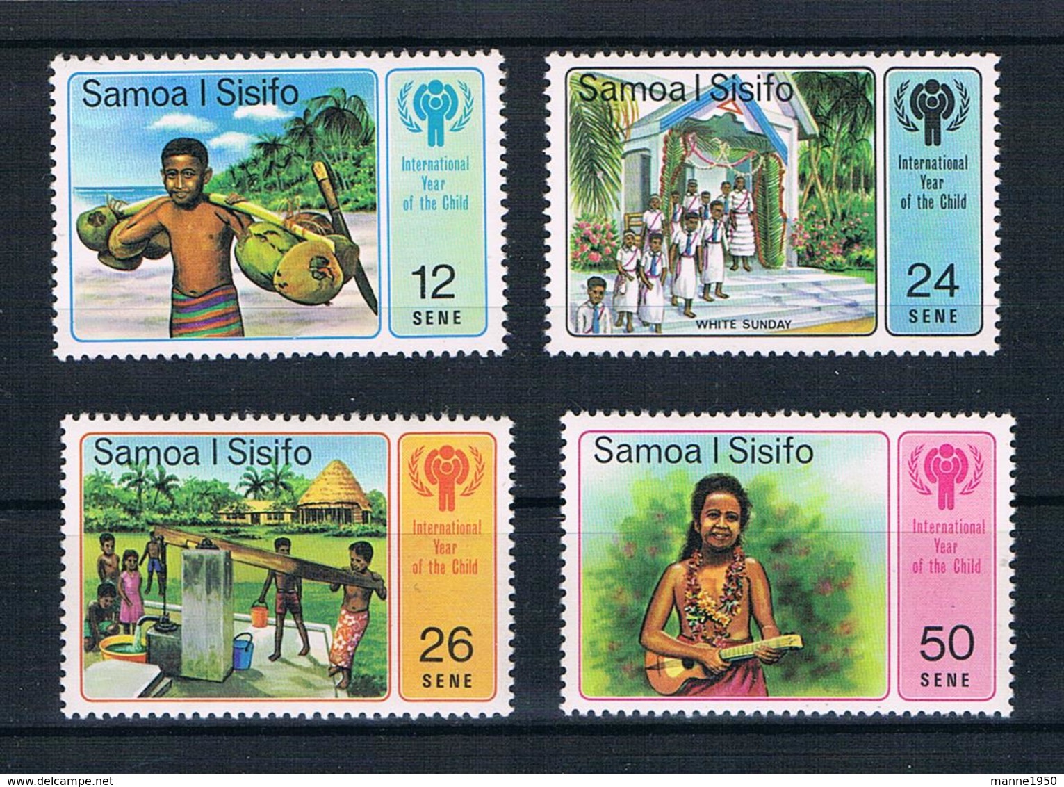 Samoa 1979 Kinder Mi.Nr. 399/402 Kpl. Satz ** - Samoa (Staat)