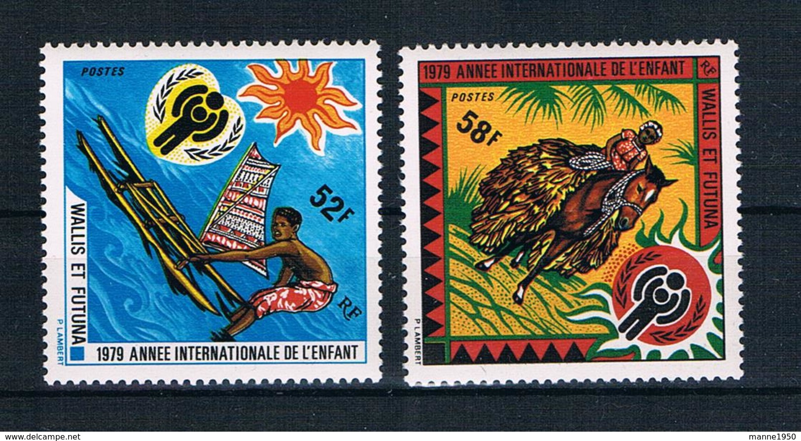 Wallis Und Futuna 1979 Kinder Mi.Nr. 337/38 Kpl. Satz ** - Ungebraucht