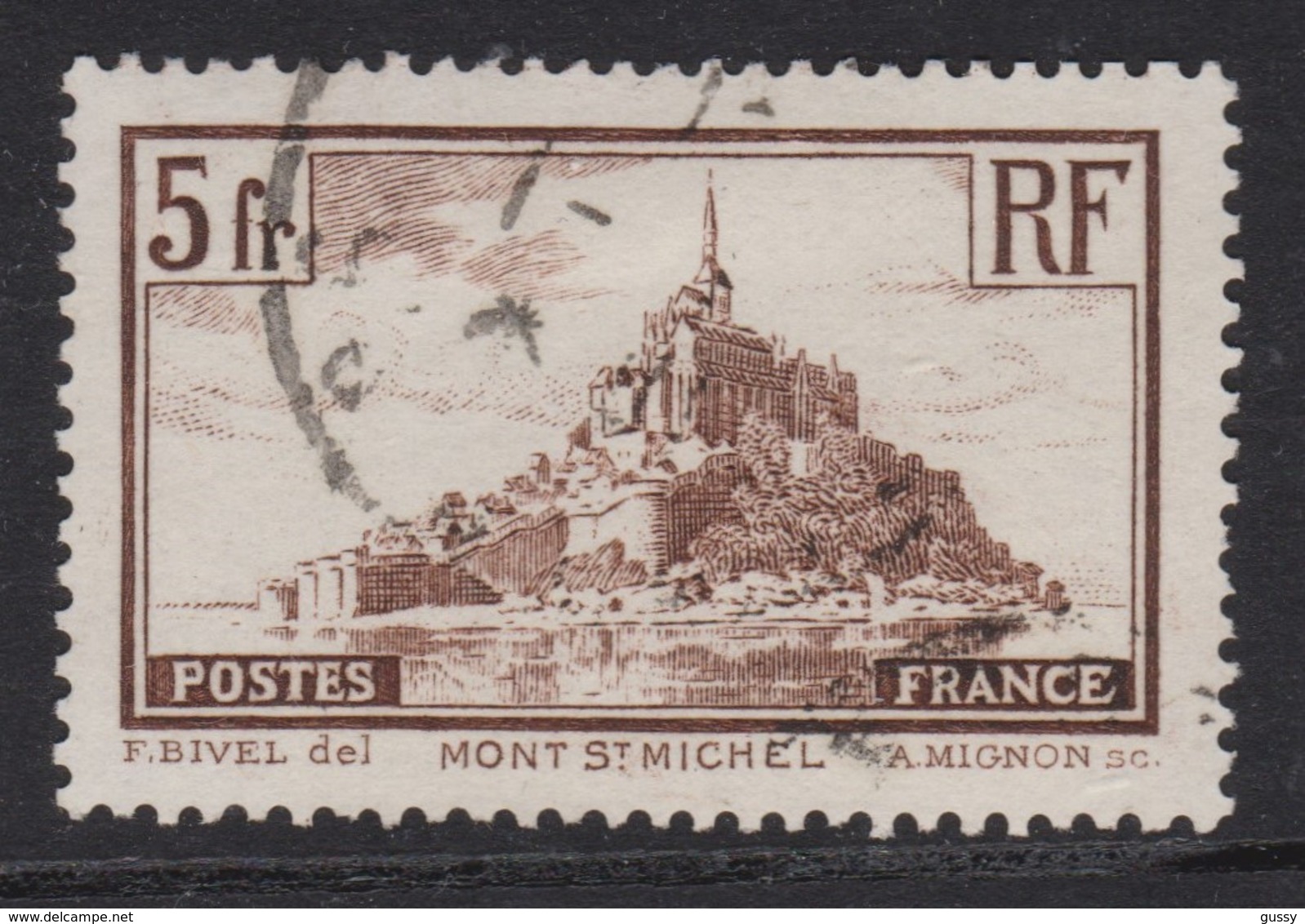 FRANCE 1929-31:  Le Mont St Michel Y&T 260a, Oblitéré - Autres & Non Classés